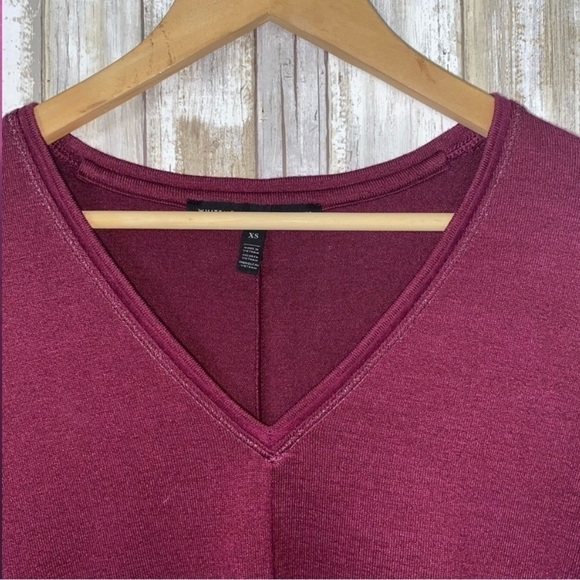 White House Black Market Purple Oversized Sweater - Picture 4 of 5